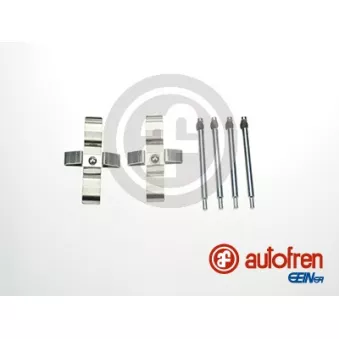Kit d'accessoires, plaquette de frein à disque AUTOFREN SEINSA