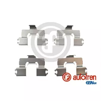 Kit d'accessoires, plaquette de frein à disque AUTOFREN SEINSA