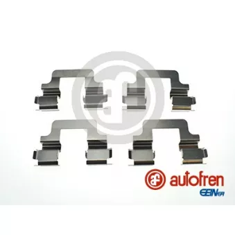 Kit d'accessoires, plaquette de frein à disque AUTOFREN SEINSA D42857A