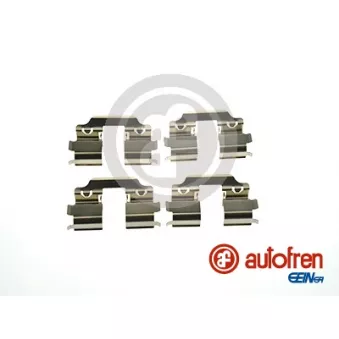 Kit d'accessoires, plaquette de frein à disque AUTOFREN SEINSA D42858A