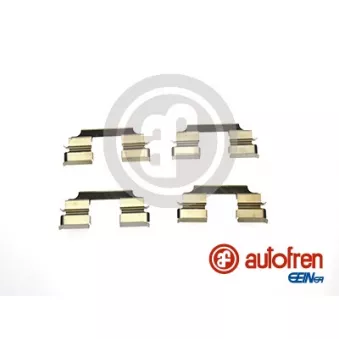 Kit d'accessoires, plaquette de frein à disque AUTOFREN SEINSA