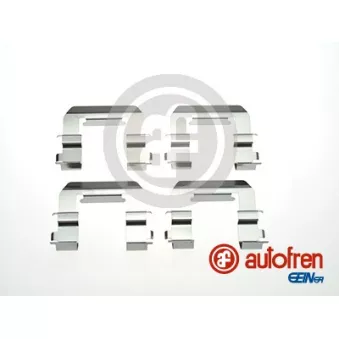 Kit d'accessoires, plaquette de frein à disque AUTOFREN SEINSA D42877A
