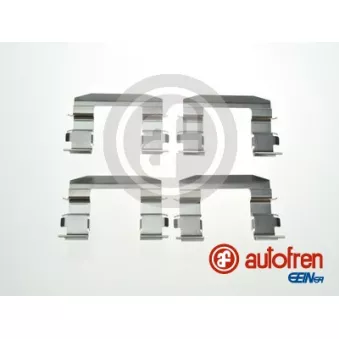 Kit d'accessoires, plaquette de frein à disque AUTOFREN SEINSA D42880A
