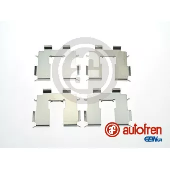 Kit d'accessoires, plaquette de frein à disque AUTOFREN SEINSA D42939A