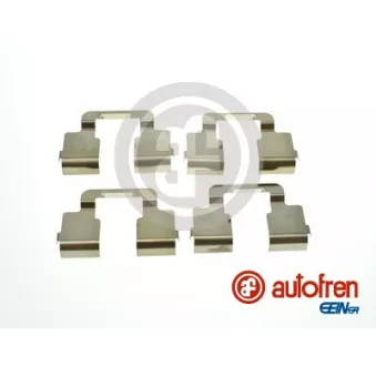 Kit d'accessoires, plaquette de frein à disque AUTOFREN SEINSA D42951A