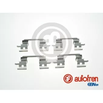 Kit d'accessoires, plaquette de frein à disque AUTOFREN SEINSA D42962A