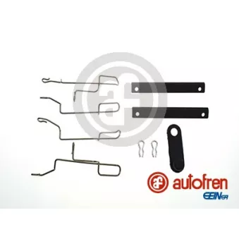 Kit d'accessoires, plaquette de frein à disque AUTOFREN SEINSA
