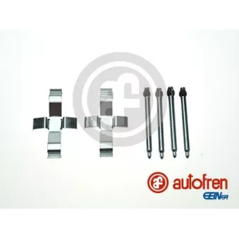 Kit d'accessoires, plaquette de frein à disque AUTOFREN SEINSA D43013A