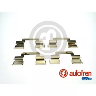 Kit d'accessoires, plaquette de frein à disque AUTOFREN SEINSA