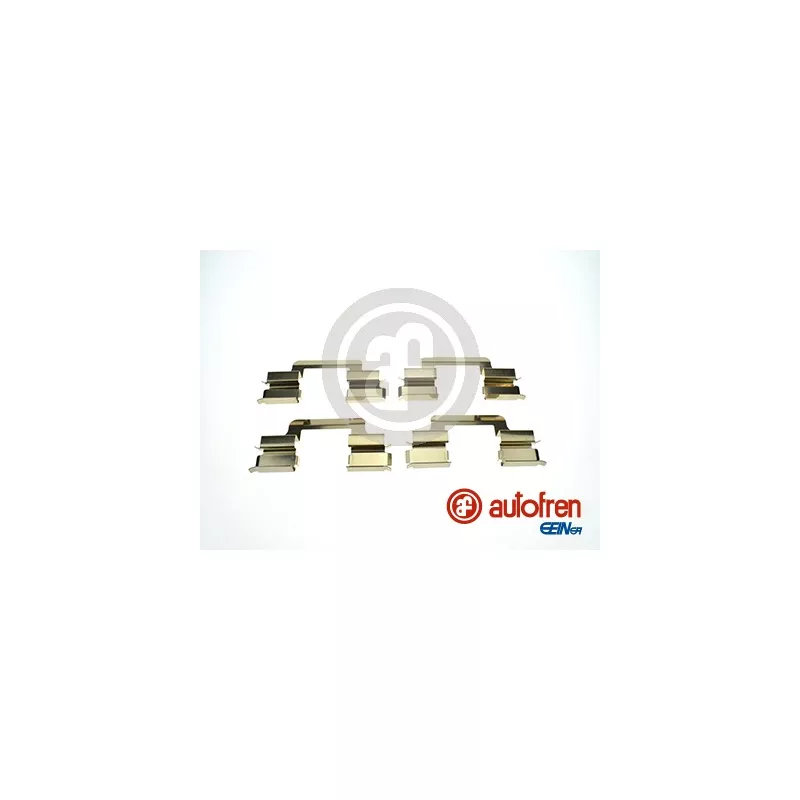 Kit d'accessoires, plaquette de frein à disque AUTOFREN SEINSA D43016A