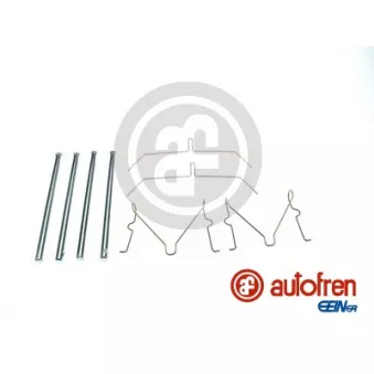 Kit d'accessoires, plaquette de frein à disque AUTOFREN SEINSA D43027A