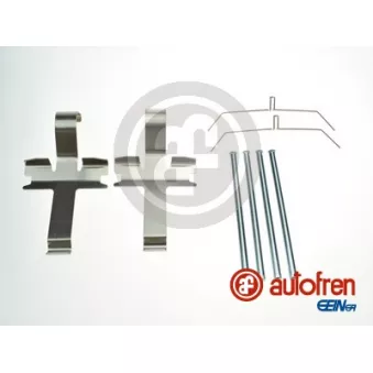 Kit d'accessoires, plaquette de frein à disque AUTOFREN SEINSA D43029A