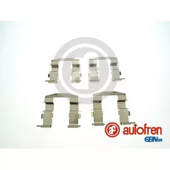 Kit d'accessoires, plaquette de frein à disque AUTOFREN SEINSA D43037A