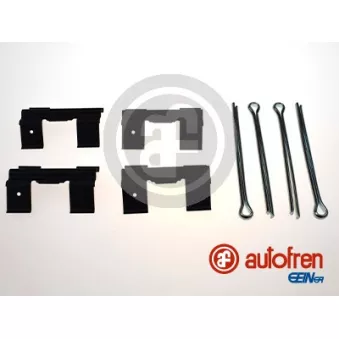 Kit d'accessoires, plaquette de frein à disque AUTOFREN SEINSA D43066A