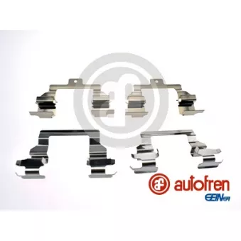 Kit d'accessoires, plaquette de frein à disque AUTOFREN SEINSA D43069A