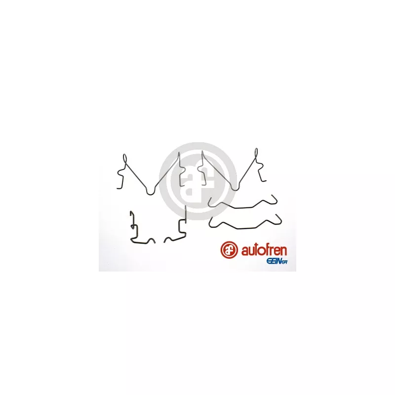 Kit d'accessoires, plaquette de frein à disque AUTOFREN SEINSA D43075A