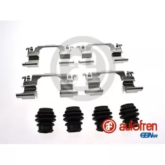 Kit d'accessoires, plaquette de frein à disque AUTOFREN SEINSA D43141A