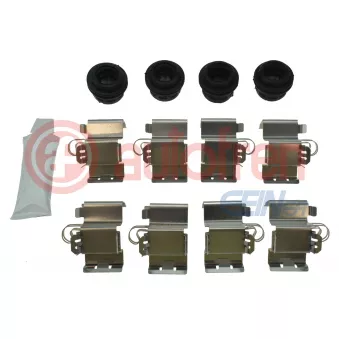 Kit d'accessoires, plaquette de frein à disque AUTOFREN SEINSA D43164A
