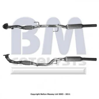 Tuyau d'échappement BM CATALYSTS BM50199