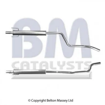 Tuyau d'échappement BM CATALYSTS BM50268