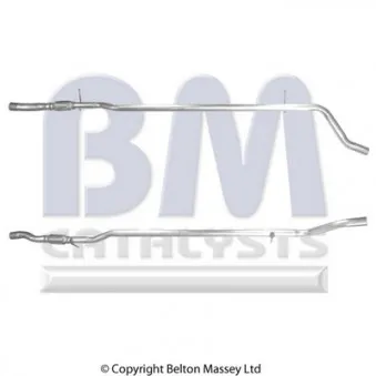 Tuyau d'échappement BM CATALYSTS BM50277
