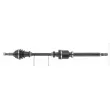 Arbre de transmission avant droit CEVAM 5048Z - Visuel 1