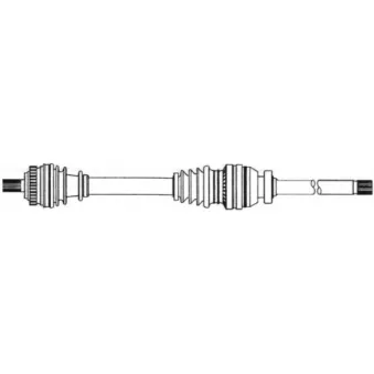 Arbre de transmission CEVAM 5163