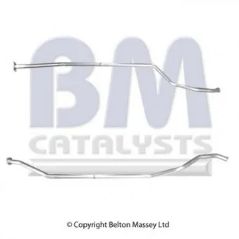 Tuyau d'échappement BM CATALYSTS