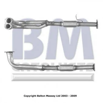 Tuyau d'échappement BM CATALYSTS