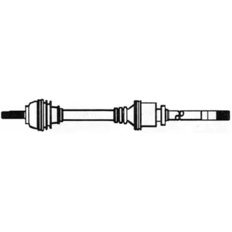 Arbre de transmission avant droit CEVAM 7718