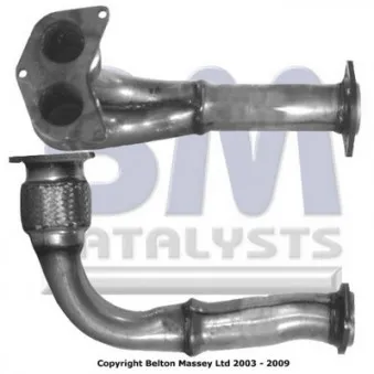 Tuyau d'échappement BM CATALYSTS BM70136