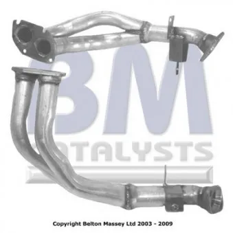 Tuyau d'échappement BM CATALYSTS BM70166