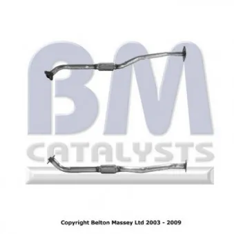 Tuyau d'échappement BM CATALYSTS BM70176