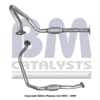 Tuyau d'échappement BM CATALYSTS BM70177