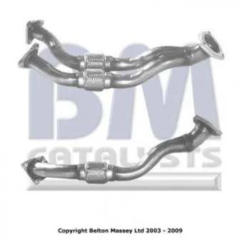 Tuyau d'échappement BM CATALYSTS BM70181