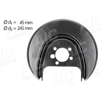 Déflecteur, disque de frein arrière gauche AIC 56015