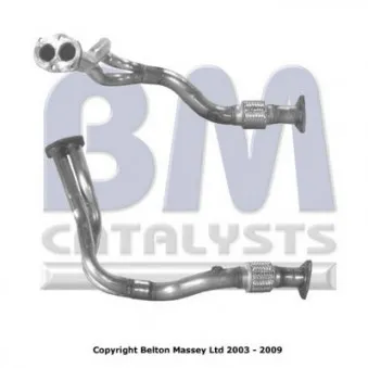 Tuyau d'échappement BM CATALYSTS BM70201