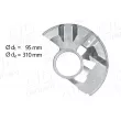 Déflecteur, disque de frein avant gauche AIC 57613 - Visuel 1