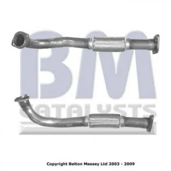 Tuyau d'échappement BM CATALYSTS