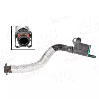 Tuyau, ventilation de carter-moteur arrière gauche AIC 70398