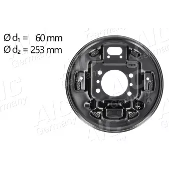 Tole de recouvrement, tambour de frein AIC