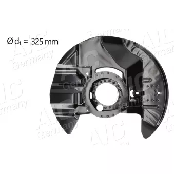 Déflecteur, disque de frein avant gauche AIC 71360