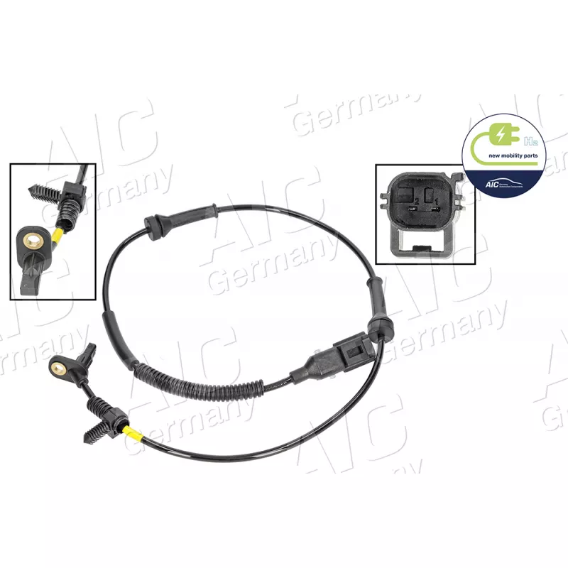 Capteur, vitesse de roue AIC 72014