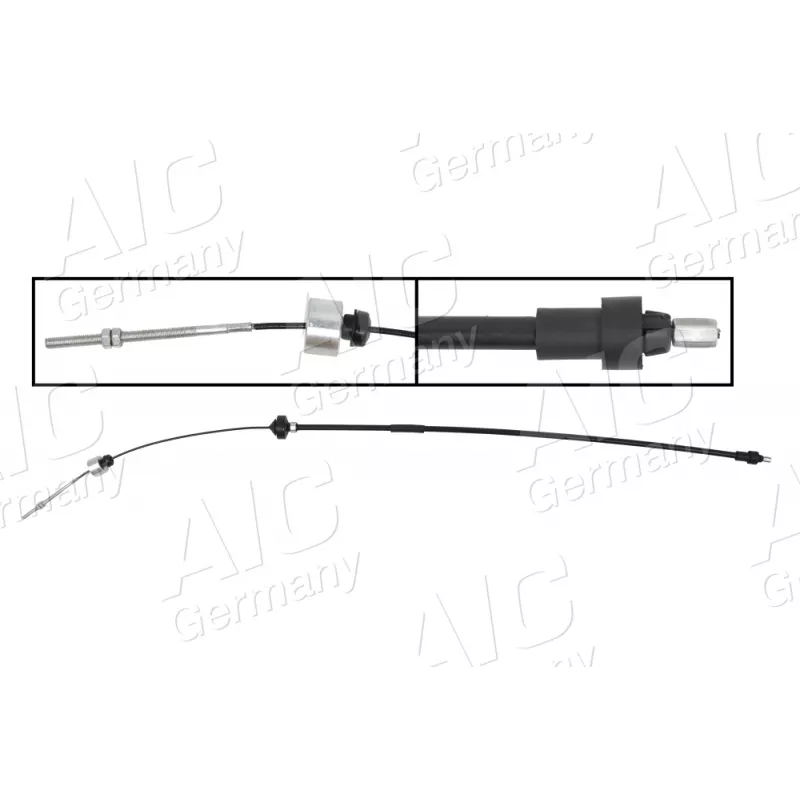 Tirette à câble, commande d'embrayage AIC 75275