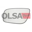 Verre de rétroviseur, rétroviseur extérieur AIC 75386 - Visuel 1