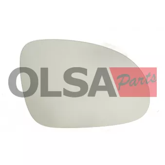 Verre de rétroviseur, rétroviseur extérieur AIC 75407