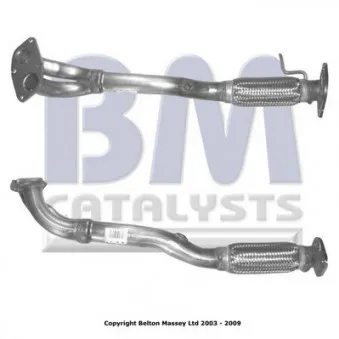 Tuyau d'échappement BM CATALYSTS BM70412