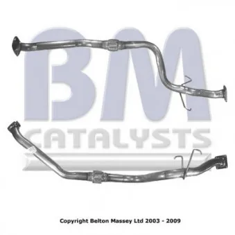 Tuyau d'échappement BM CATALYSTS BM70416