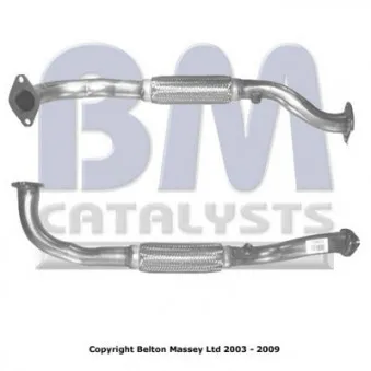 Tuyau d'échappement BM CATALYSTS