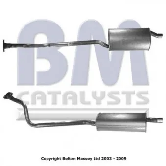 Tuyau d'échappement BM CATALYSTS BM70421